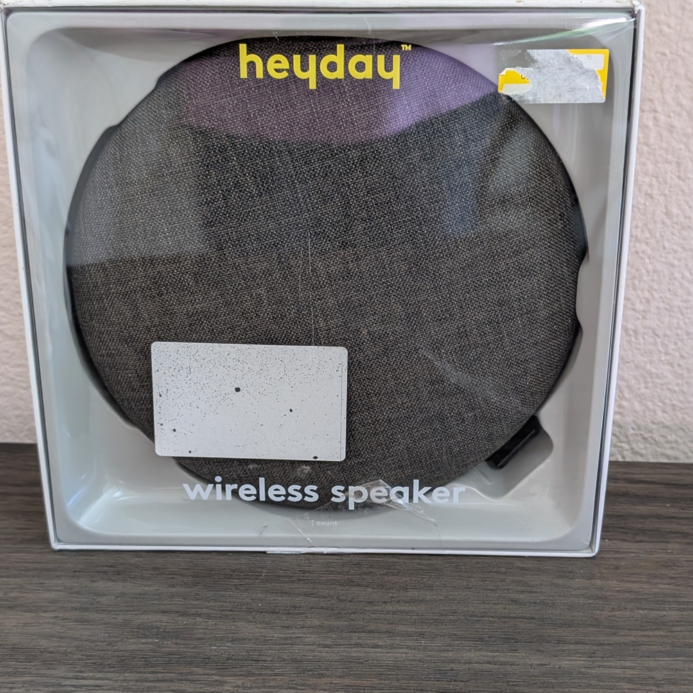 Heyday Charcoal Wireless Speaker